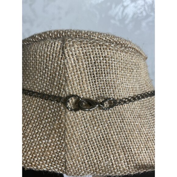 Natural Agate Pendant Necklace With Long Chain - Picture 3 of 3